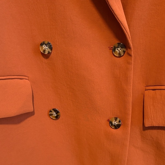 Wilfred Rust Double-Breasted Blazer - Picture 3 of 7